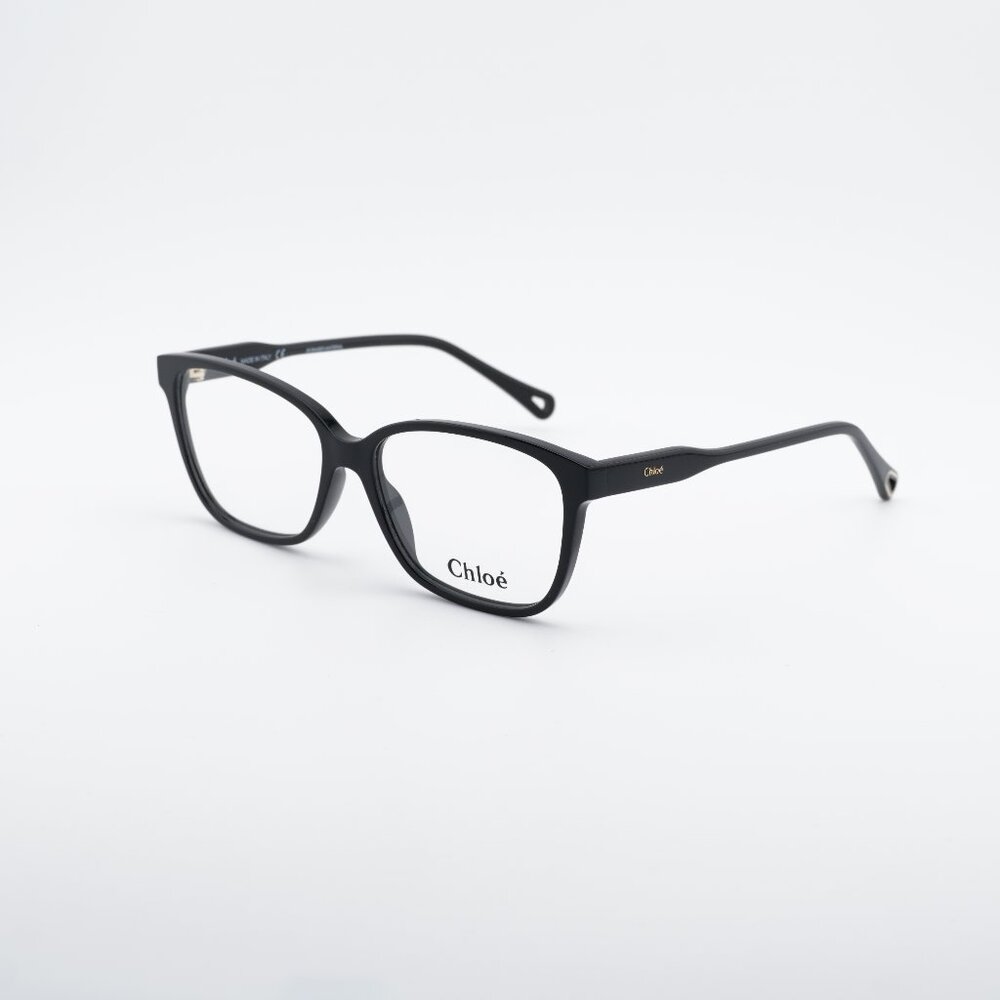 Chloe CH0115O 001 Eyeglasses Shiny Black 54mm Square Frame